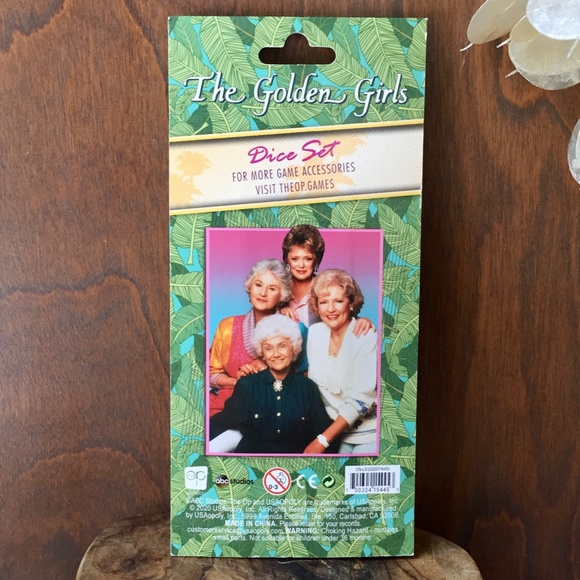 Golden Girls Dice Set NWT - Picture 3 of 4